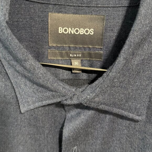 Bonobos Wool Dress shirt with elbow patches - Picture 2 of 6